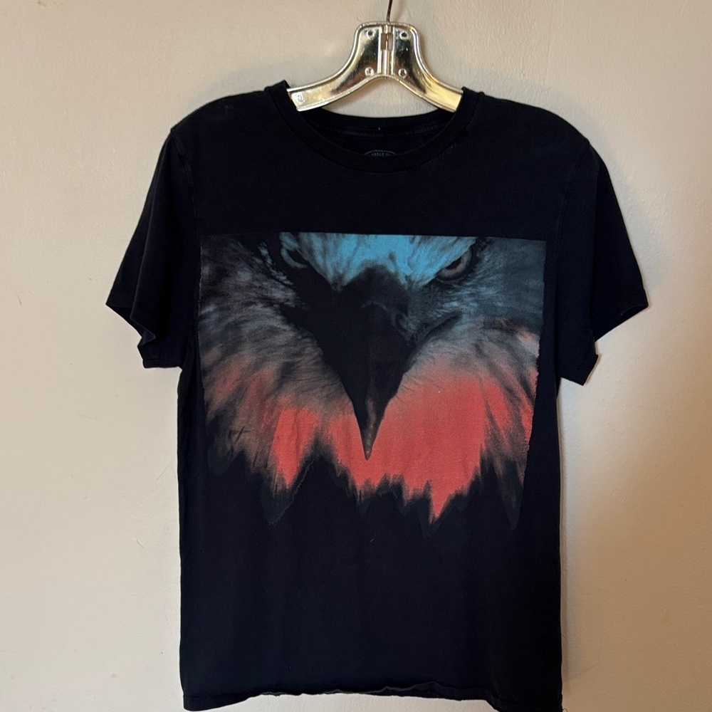 American Eagle Outfitters Black Tee with Eagle Design
